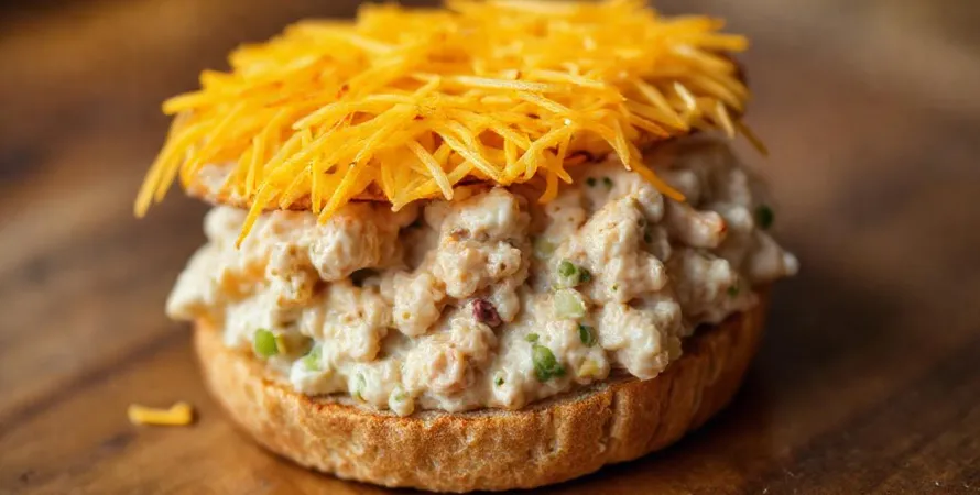 Tartine de thon chaude