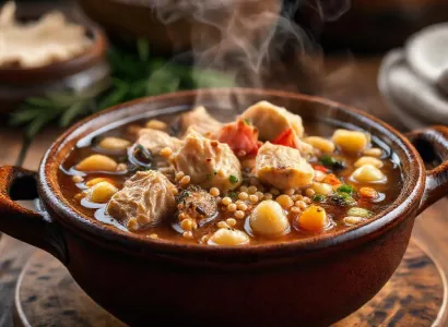 Soupe de légumes et de viande