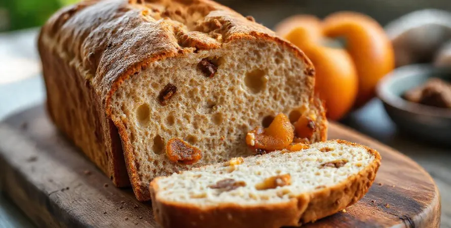Pain aux abricots et noix