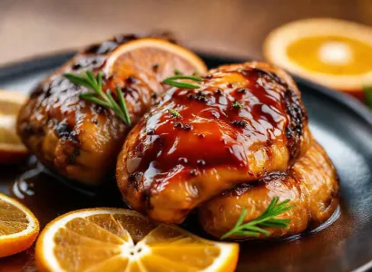 Poulet au jus d'orange