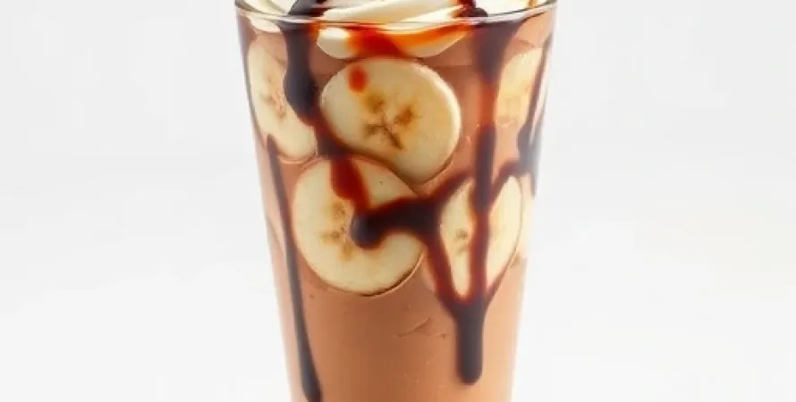 Parfait au beurre de cacahuètes et chocolat