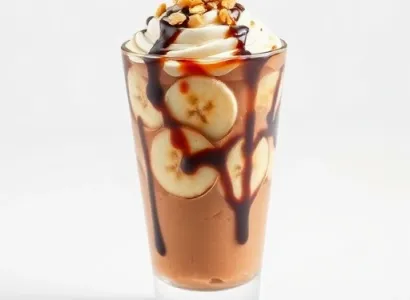 Parfait au beurre de cacahuètes et chocolat