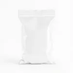 Sac en plastique avec fermeture éclair